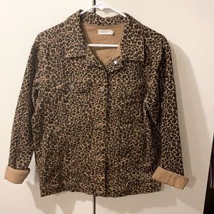 Cheetah print jacket